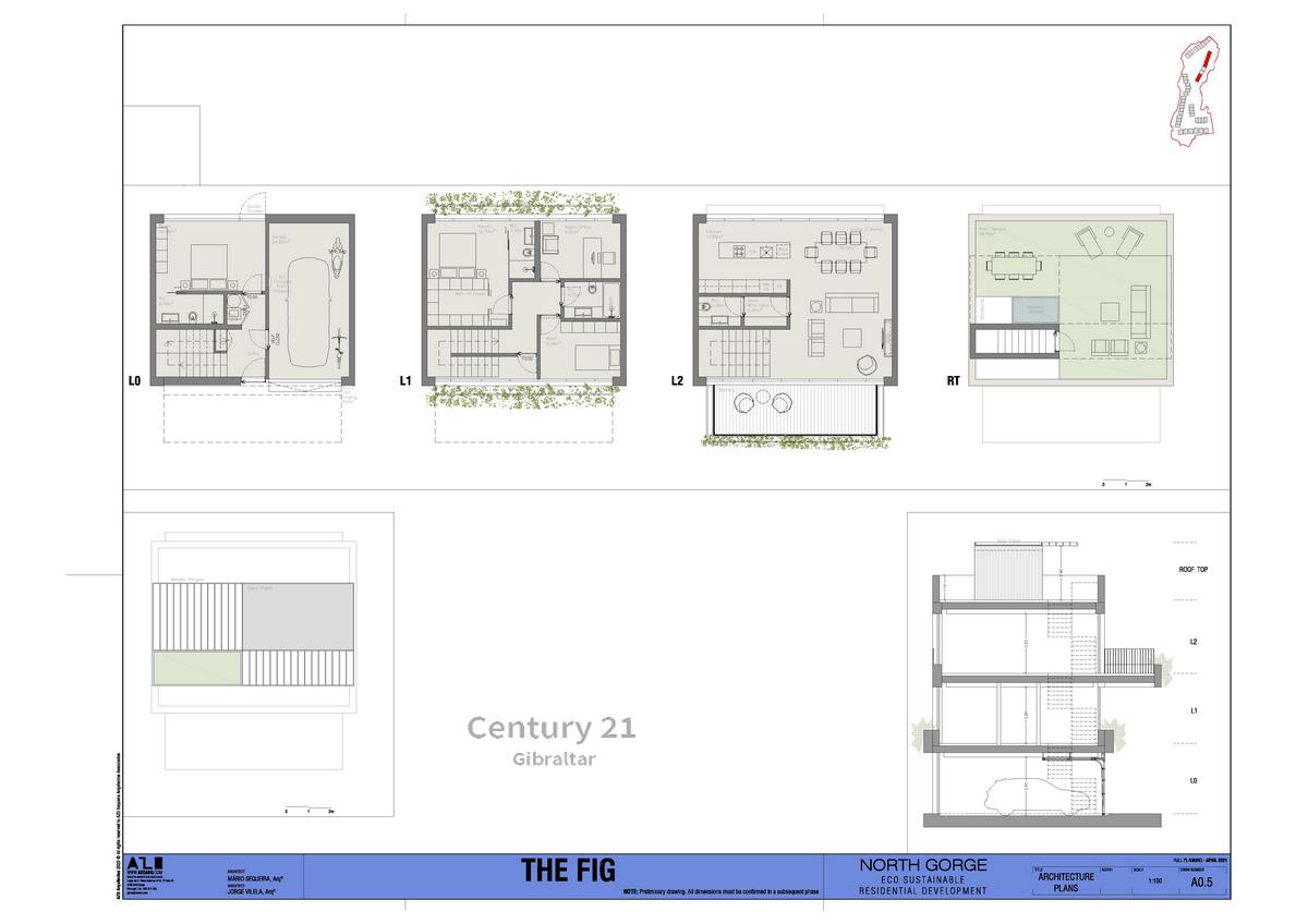 North Gorge, South District, Gibraltar floorplan