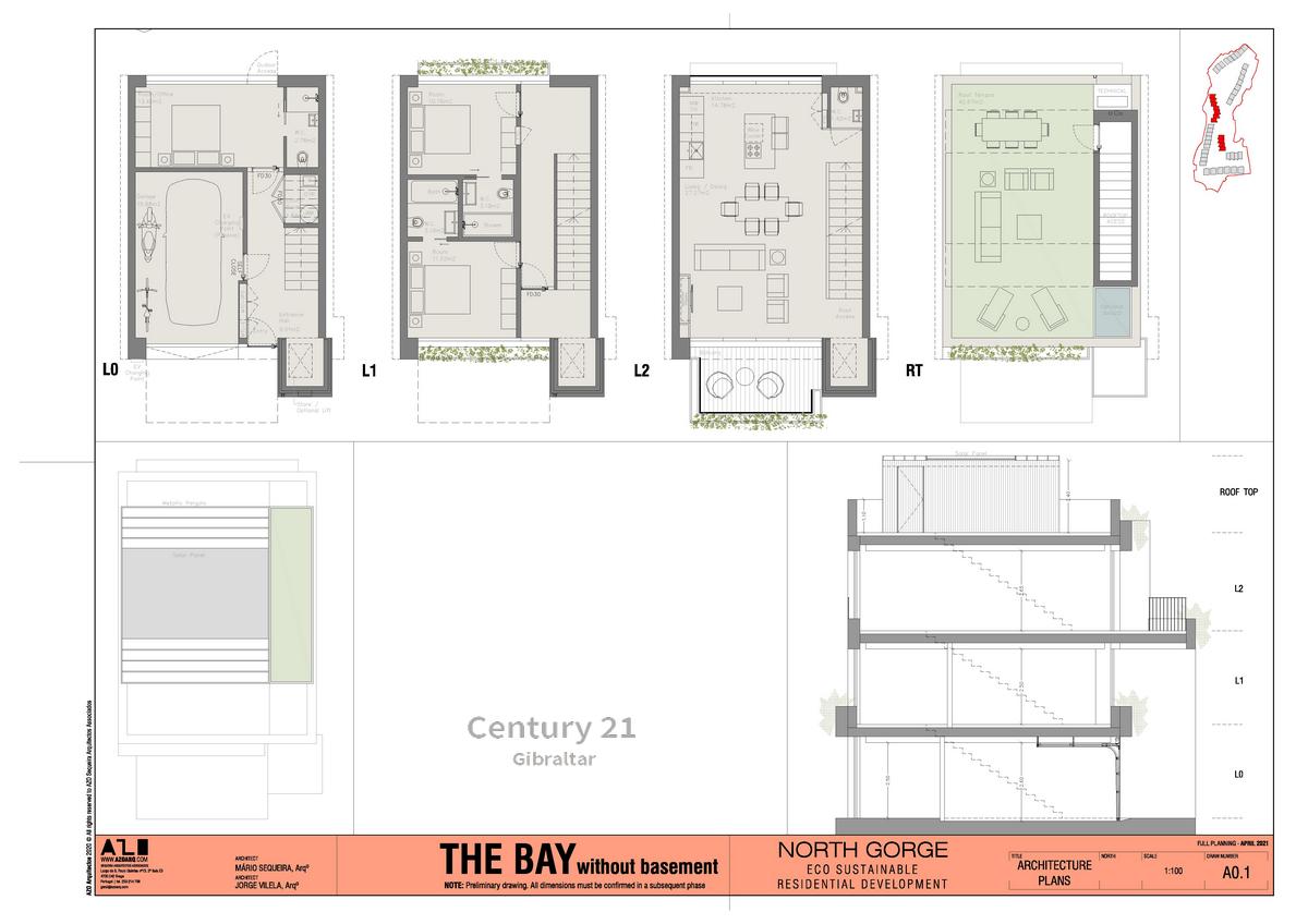 North Gorge, South District, Gibraltar floorplan